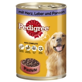 Pedigree Hundefutter Classic mit Herz, Leber und   Pansen