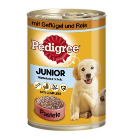 Pedigree Hundefutter Junior mit Geflügel und  Reis