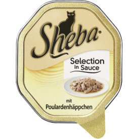 Sheba Katzenfutter Selection in Sauce mit Poulardenhäppchen