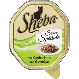 Sheba Katzenfutter Sauce Spéciale mit Kaninchen und Gemüse