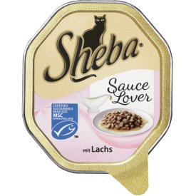 Sheba Katzenfutter Sauce Lover mit Lachs
