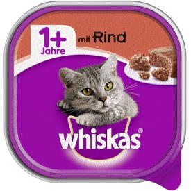 Whiskas Katzenfutter 1     mit Rind