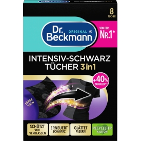 Dr. Beckmann Farbtücher Intensiv-Schwarz 3in1
