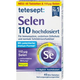 Tetesept Selen 110 hochdosiert Tabletten 45 St