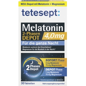 Tetesept Melatonin 2 Phasen Depot 4mg
