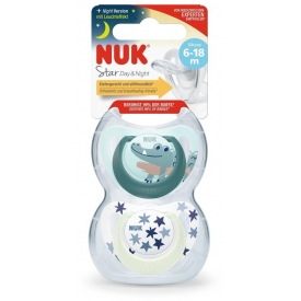 Nuk Star Day & Night Silikon-Schnuller