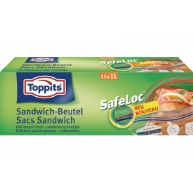 Toppits Safeloc Sandwichbeutel 1L