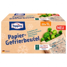 Toppits Papier-Gefrierbeutel 1L