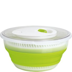 Emsa Falt-Salatschleuder Basic 4l transparent/grün