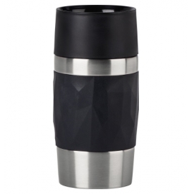 Emsa Isolierbecher Travel Mug Compact 0,3l Manschette schwarz