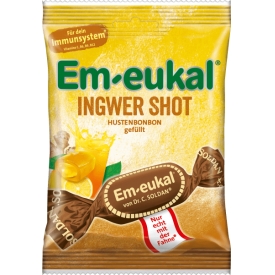 Em-eukal Ingwer-Shot Hustenbonbon gefüllt