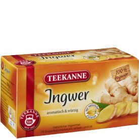 Teekanne Ingwer Tee 18 Stück