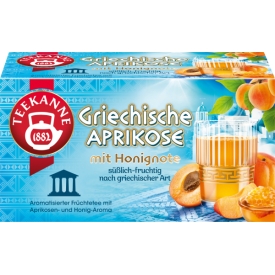 Teekanne Griechische Aprikose mit Honignote (20 Beutel)