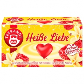 Teekanne Heiße Liebe 20 Stück