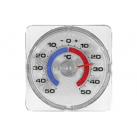 Tfa-dostmann TFA Fenster-Thermometer zum Schrauben und Kleben 7,5x7,5cm