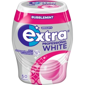 Wrigleys EXTRA Kaugummi Professional White, Bubblemint, zuckerfrei