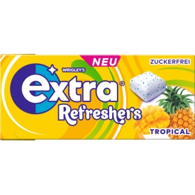 Extra Kaugummi, Refreshers Tropical, zuckerfrei