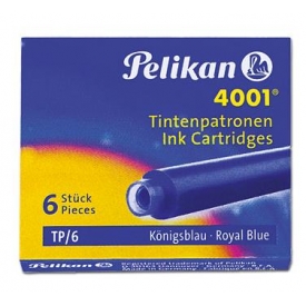 Pelikan Tintenpatronen TP/6 4001 königsblau 6er Pack