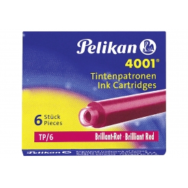 Pelikan Tintenpatronen TP/6 4001 brilliant-rot 6er Pack