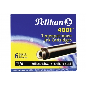 Pelikan Tintenpatronen TP/6 4001 brilliant-schwarz 6er Pack