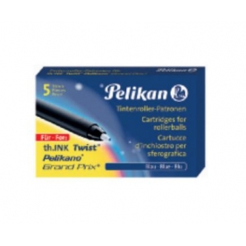Pelikan Tintenroller-Patronen KM5 blau 5er Pack
