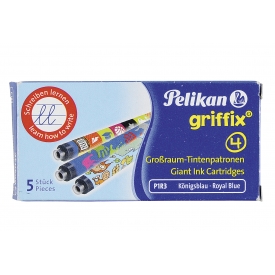 Pelikan Tintenpatronen Griffix königsblau 5er Pack