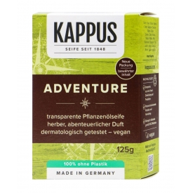 Kappus Seife Adventure Pflanzenöl herber abenteuerlicher Duft