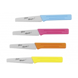 Messerhaus Frühstücksmesser Kunststoffgriff 19,5cm farbig sortiert