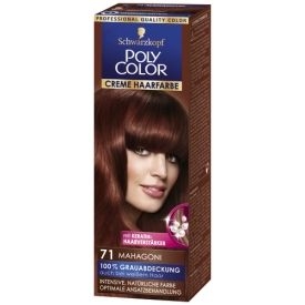 Poly Color Dauerhafte Haarfarbe Creme 71 Mahagoni
