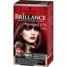 Schwarzkopf Brillance Dauerhafte Haarfarbe Intensiv-Color-Creme 876 Edelmahagoni