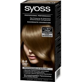Schwarzkopf Syoss Dauerhafte Haarfabe Coloration Professional Perfomance 6-8 Dunkelblond