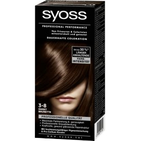Syoss Dauerhafte Haarfabe Coloration  Professional Performance 3-8 Sweet Brunette