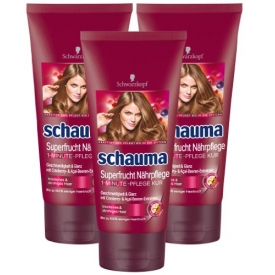 Schwarzkopf Schauma Haarkur 1 min Pflege Superfrucht Nährpflege