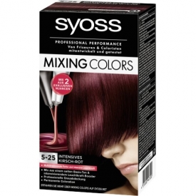 Schwarzkopf Syoss Dauerhafte Haarfabe Coloration Mixing Colors 5-25 Kirsch-Rot-Mix