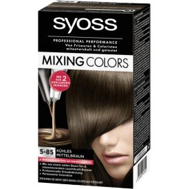 Syoss Dauerhafte Haarfabe Coloration Mixing Colors 5-85 Cappuccino-Braun-Twist