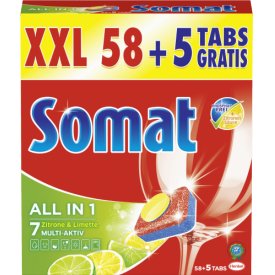 Somat Somat7 Tabs All in 1 Zitrone & Limette