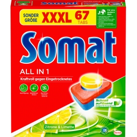 Somat Spülmaschinen Tabs All in1 Zitrone & Limette