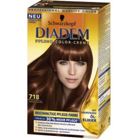 Diadem Dauerhafte Haarfarbe Pflege Color Creme Haselnuss 718