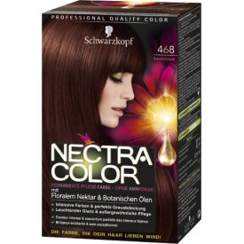 Nectra Color Dauerhafte Haarfarbe Pflege Coloration 468 Schokobraun