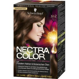 Nectra Color Dauerhafte Haarfarbe Pflege Coloration 662 Nougat Braun