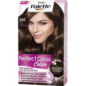 Poly Palette Dauerhafte Haarfarbe Coloration Perfect Gloss Color Dunkle Schokolade 365