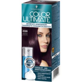 Color Ultimate Dauerhafte Haarfarbe Schaumcoloration Dunkle Kirsche 499