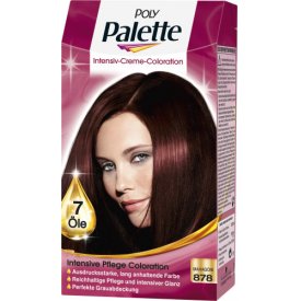 Poly Palette Dauerhafte Haarfarbe Intensive Creme Coloration Mahagoni  878