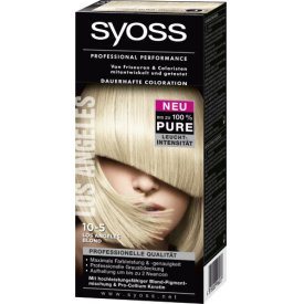 Syoss Dauerhafte Haarfabe Coloration Professional Performance Los Angeles Blond 10-5