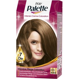 Poly Palette Dauerhafte Haarfarbe Intensive Creme Coloration Honigbraun 645