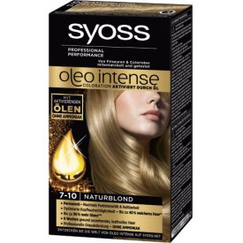 Syoss Dauerhafte Haarfabe Coloration Oleo Intense Naturblond 7 - 10