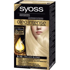 Syoss Dauerhafte Haarfabe Coloration Oleo Intense  9 - 10 helles Blond