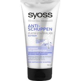 Syoss Shampoo Haarkur Platin Control 100 extrem Intensive Pre Anti Schuppen