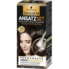 Schwarzkopf Diadem Ansatzset Dunkelbraun Stufe A4