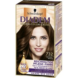 Schwarzkopf Diadem Dauerhafte Haarfarbe Seiden-Color-Creme 732 Schokobraun Schwarzkopf Diadem Dauerhafte Haarfarbe Seiden-Color-Creme 732 Schokobraun
